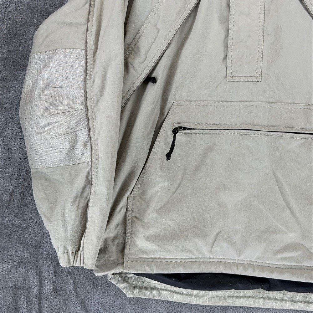 Burton Anorak Mens M Outland Tan Pullover Snowboard Jacket Sport EUC - Picture 7 of 10